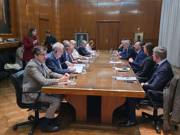 Delegation visit Buenos Aires June July 2026 photo 5 Meeting during the Patriots Bureau delegation visit to Buenos Aires